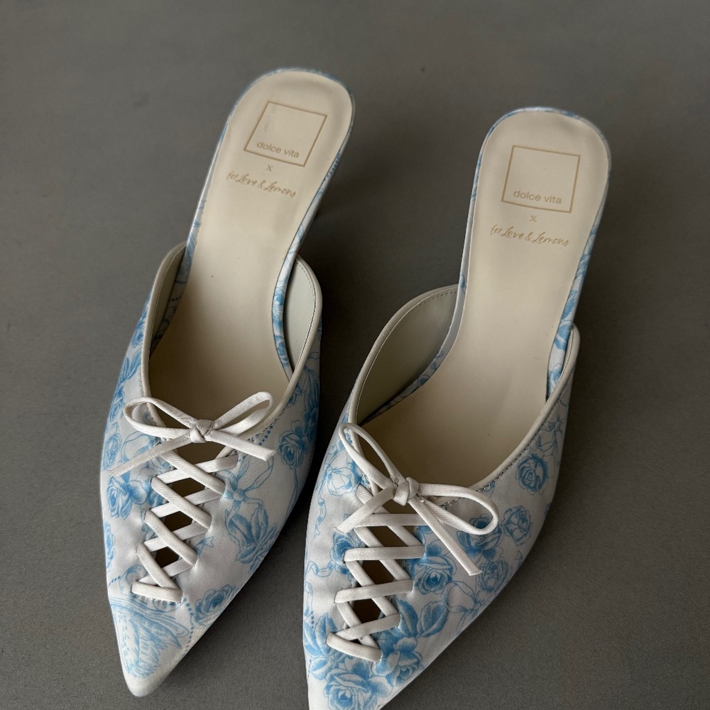 For Love & Lemons x Dolce Vita Kitten Heels